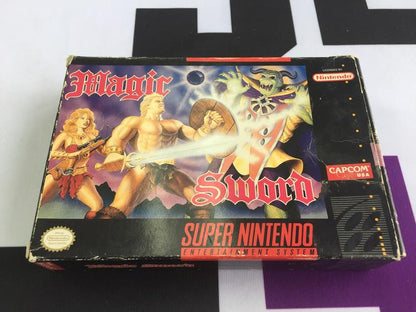 SNES MAGIC SWORD (BOX ONLY) (usagé)