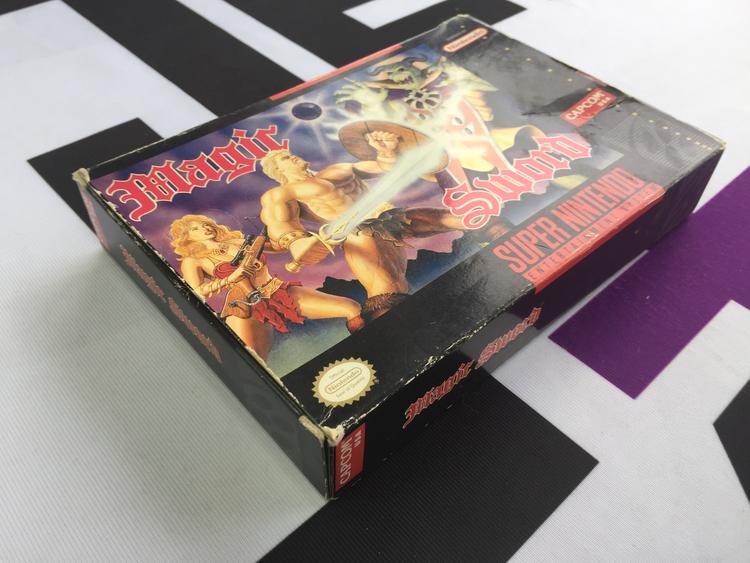 SNES MAGIC SWORD (BOX ONLY) (usagé)
