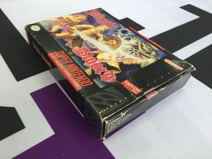 SNES MAGIC SWORD (BOX ONLY)