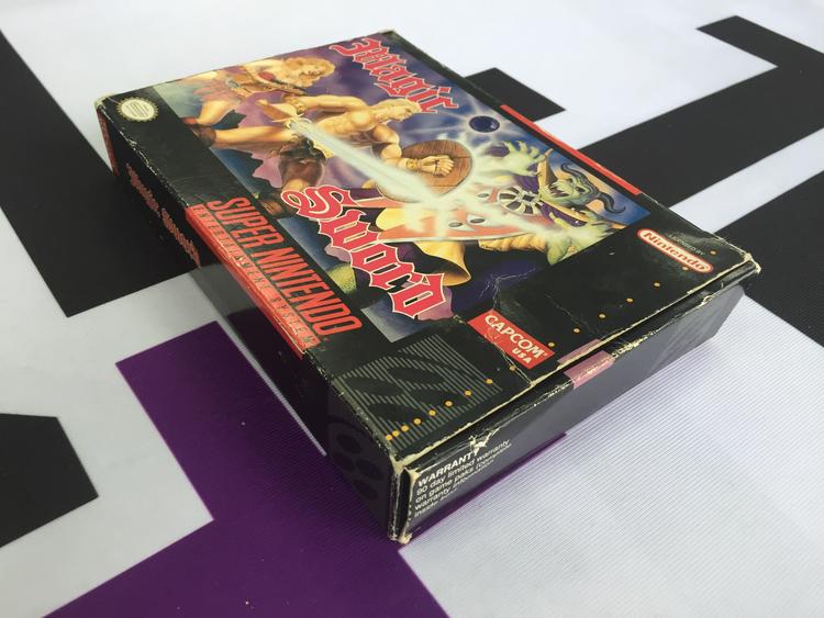 SNES MAGIC SWORD (BOX ONLY) (usagé)