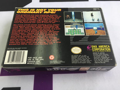 SNES THE 7TH SAGA (BOX ONLY)