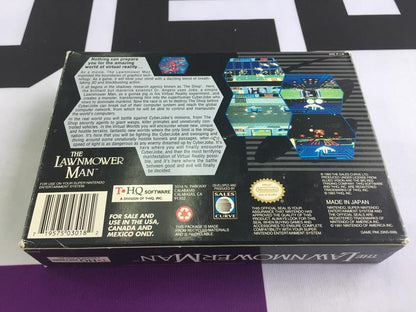 SNES THE LAWNMOWER MAN (BOX ONLY) (usagé)
