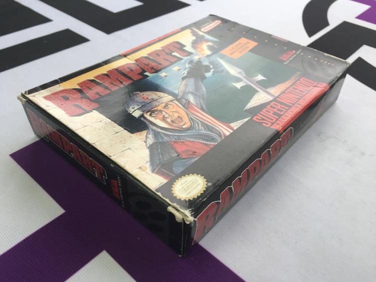 SNES RAMPART (BOX ONLY)