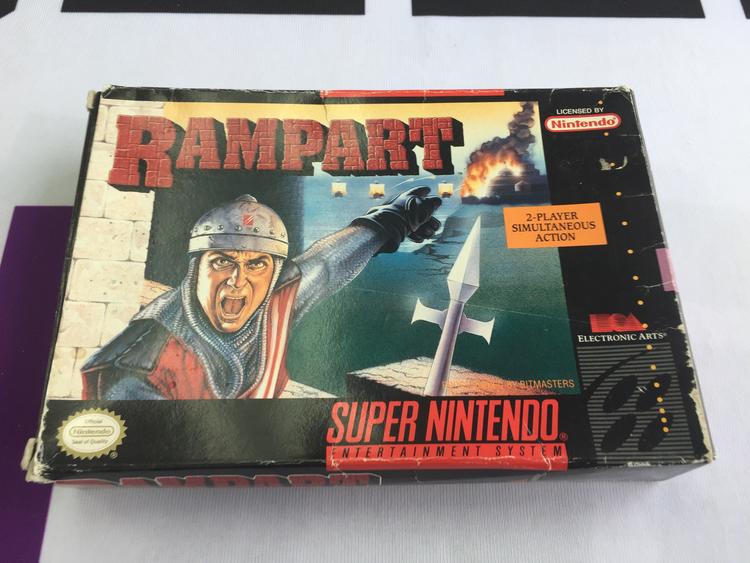 SNES RAMPART (BOX ONLY)