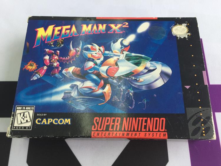 SNES MEGA MAN X2 (BOX ONLY)