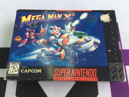 SNES MEGA MAN X2 (BOX ONLY)