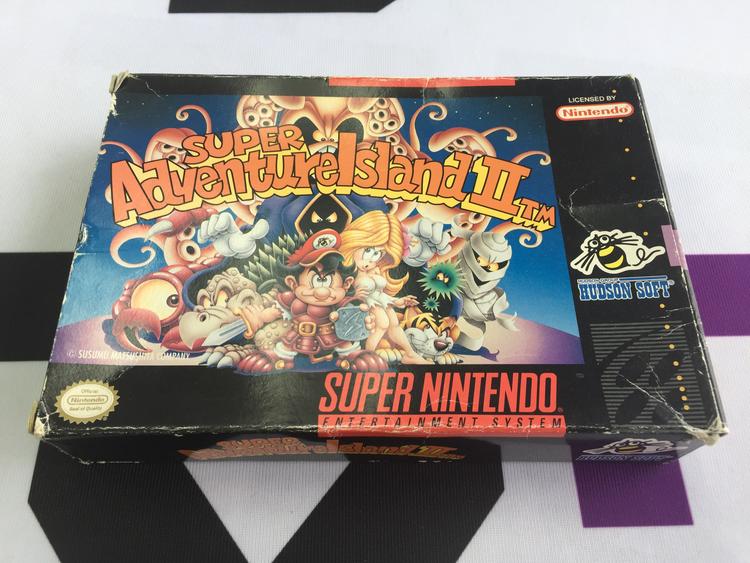 SNES SUPER ADVENTURE ISLAND II (BOX ONLY)