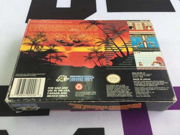 SNES SUPER ADVENTURE ISLAND II (BOX ONLY) (usagé)