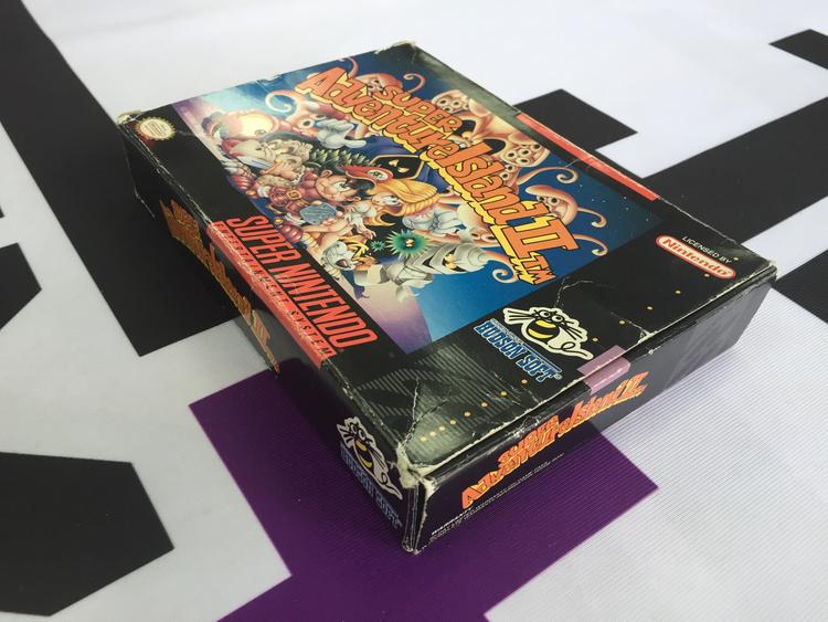 SNES SUPER ADVENTURE ISLAND II (BOX ONLY)