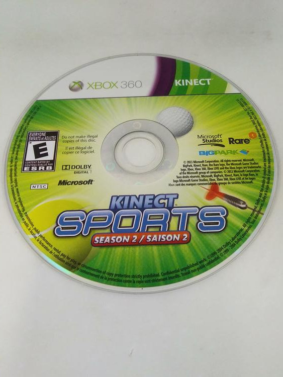 KINECT SPORTS SEASON 2 (CD ONLY) (usagé)