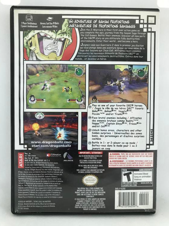 DRAGON BALL Z SAGAS (WITH BOX) (usagé)