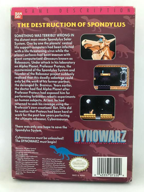 DYNOWARZ THE DESTRUCTION OF SPONDYLUS (COMPLETE IN BOX)