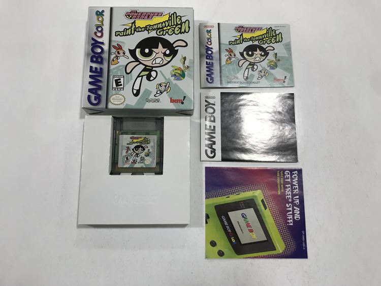 THE POWERPUFF GIRLS PAINT THE TOWNSVILLE GREEN (COMPLETE IN BOX)