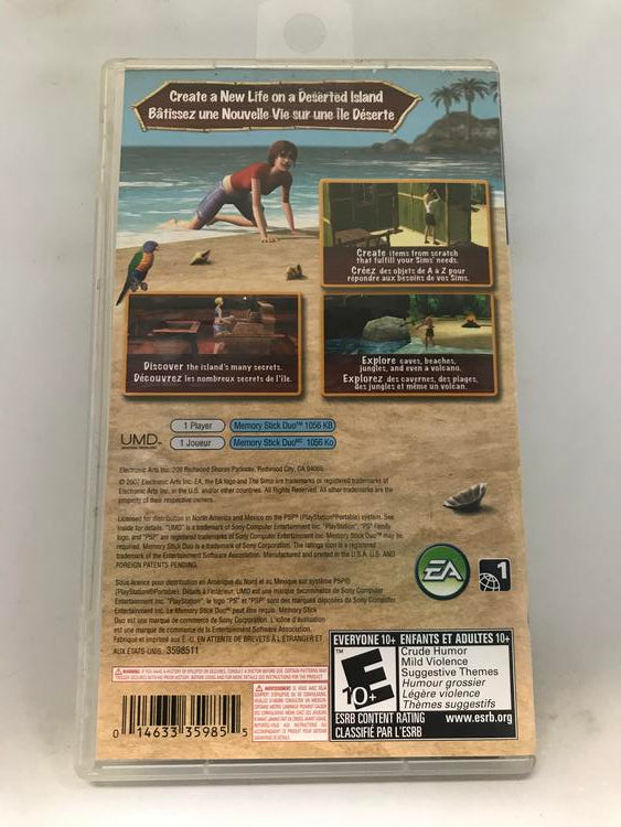 THE SIMS 2 CASTAWAY (COMPLETE IN BOX)