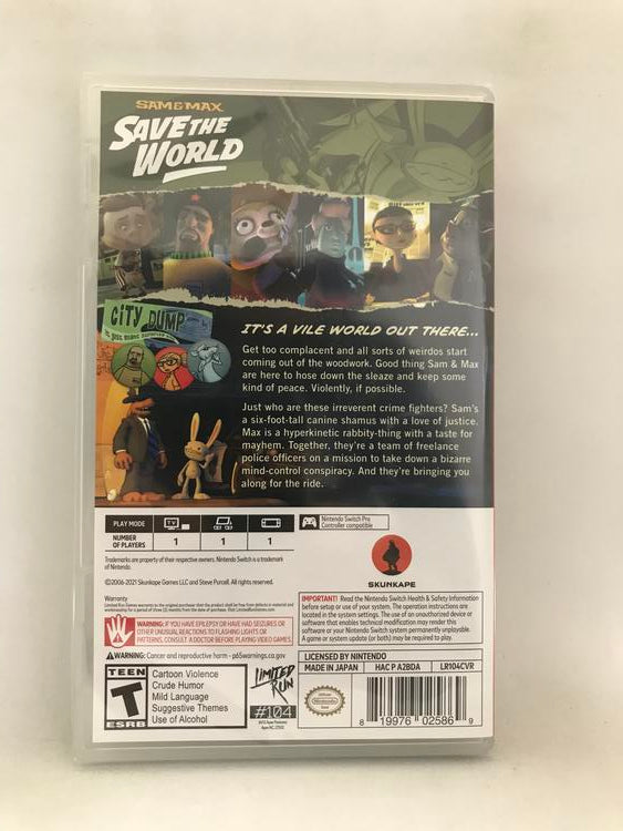 SAM & MAX SAVE THE WORLD (LIMITED RUN GAMES)