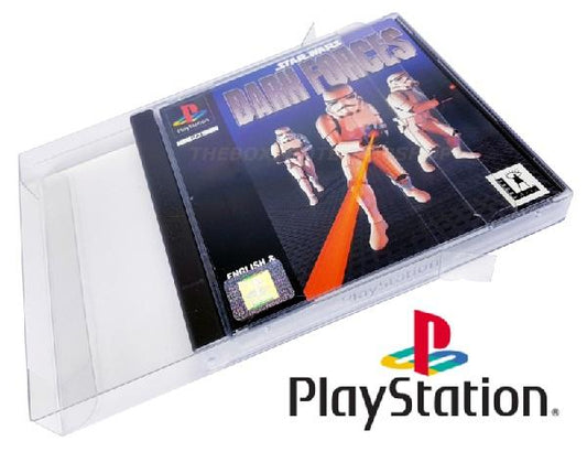 PLASTIC BOX PROTECTOR SINGLE CASE (PS1 / DREAMCAST)