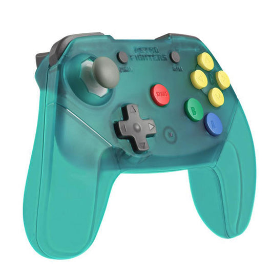 CONTROLLER WIRELESS BLUE BRAWLER RETRO FIGHTERS (N64)