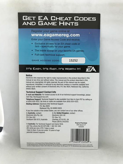 FIFA SOCCER 07 (COMPLETE IN BOX) (usagé)
