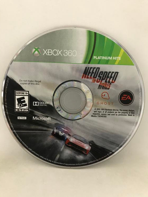 NEED FOR SPEED RIVALS PLATINUM HITS (CD ONLY) (usagé)