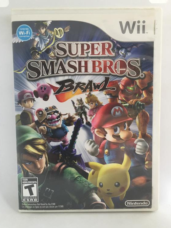 Wii SUPER SMASH BROS. BRAWL (BOX ONLY) (usagé)