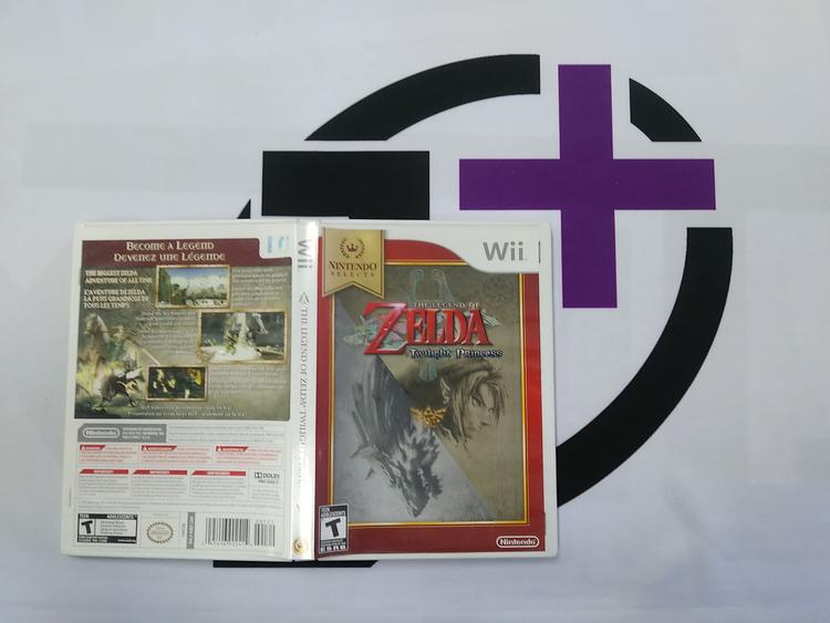 Wii THE LEGEND OF ZELDA TWILIGHT PRINCESS NINTENDO SELECTS (BOX ONLY) (used)