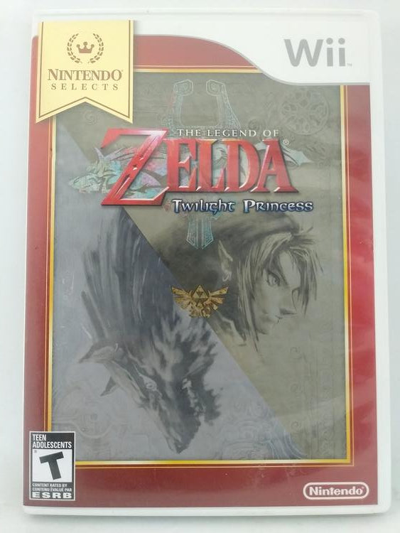 Wii THE LEGEND OF ZELDA TWILIGHT PRINCESS NINTENDO SELECTS (BOX ONLY) (used)