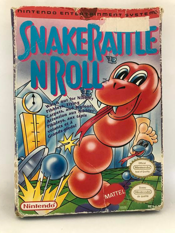 NES SNAKE RATTLE N ROLL (BOX ONLY)