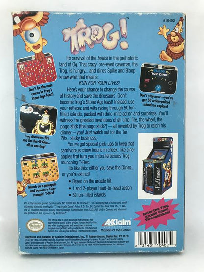 NES TROG (BOX ONLY) (used)