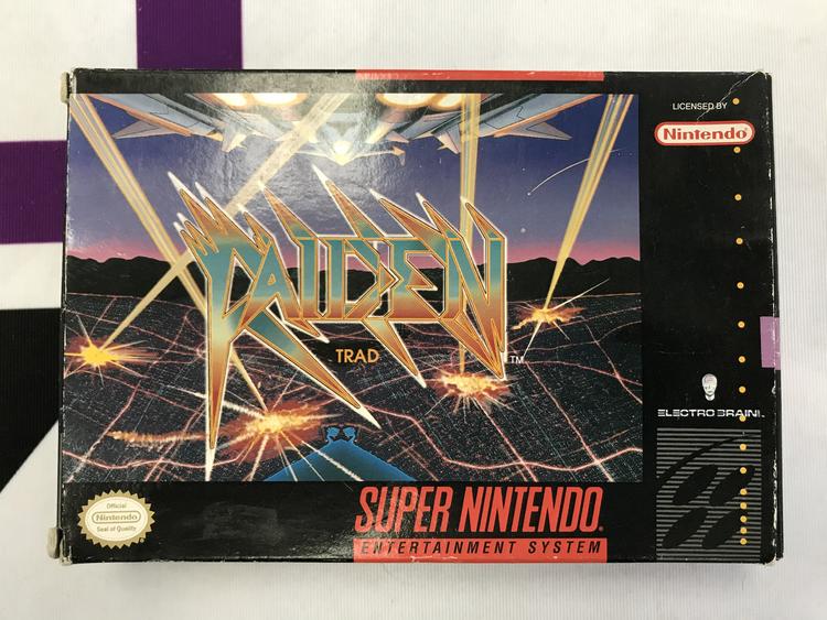 SNES RAIDEN TRAD (BOX ONLY) (used)