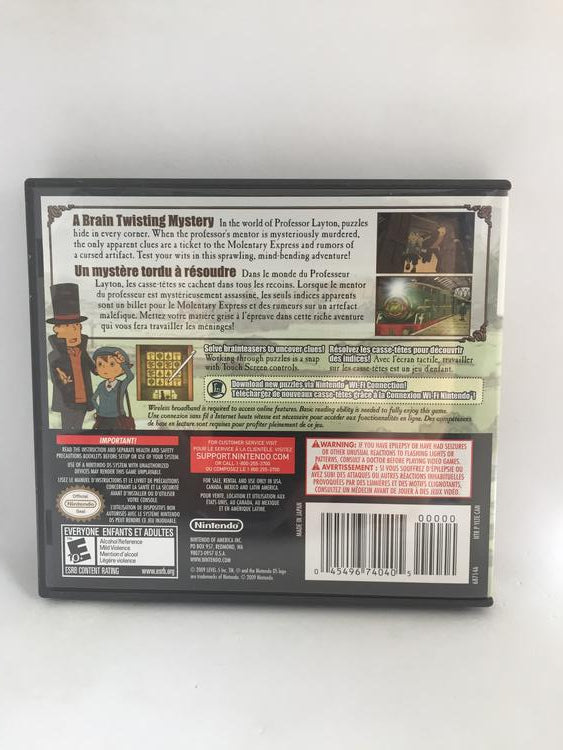 NDS PROFESSOR LAYTON AND THE DIABOLICAL BOX (BOX ONLY) (usagé)