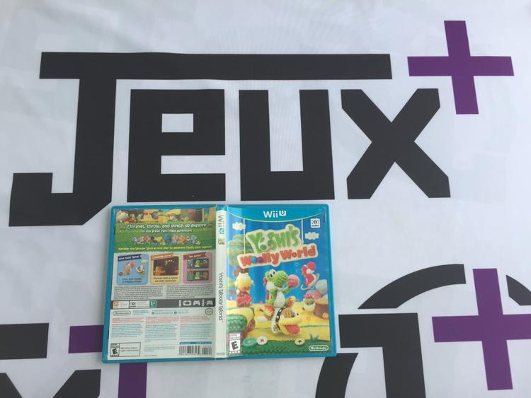 WiiU YOSHI'S WOOLLY WORLD (BOX ONLY) (used)