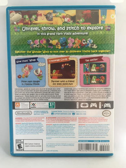 WiiU YOSHI'S WOOLLY WORLD (BOX ONLY) (used)