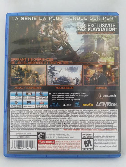 PS4 CALL OF DUTY BLACK OPS III (BOX ONLY)