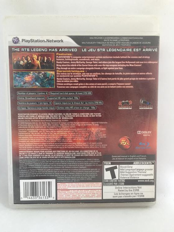 PS3 COMMAND & CONQUER RED ALERT 3 ULTIMATE EDITION (BOX ONLY)