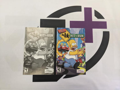PS2 THE SIMPSONS HIT & RUN INSTRUCTION BOOKLET BILINGUAL (usagé)