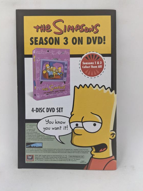 PS2 THE SIMPSONS HIT & RUN INSTRUCTION BOOKLET BILINGUAL (usagé)