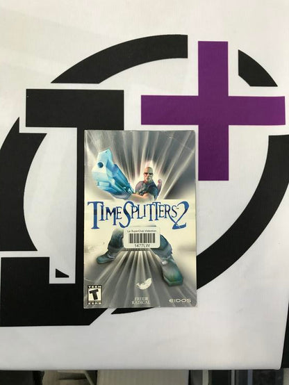PS2 TIME SPLITTERS 2 INSTRUCTION BOOKLET ENGLISH