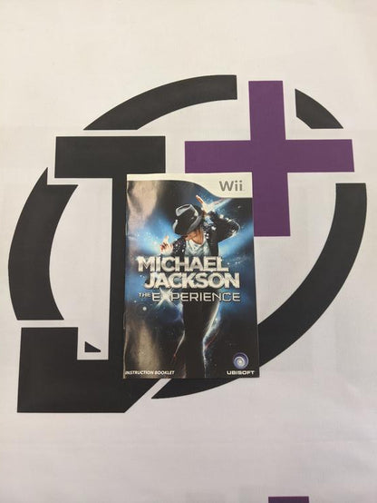 WII MICHAEL JACKSON THE EXPERIENCE INSTRUCTION BOOKLET ENGLISH (usagé)