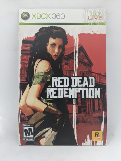 X360 RED DEAD REDEMPTION INSTRUCTION BOOKLET ENGLISH