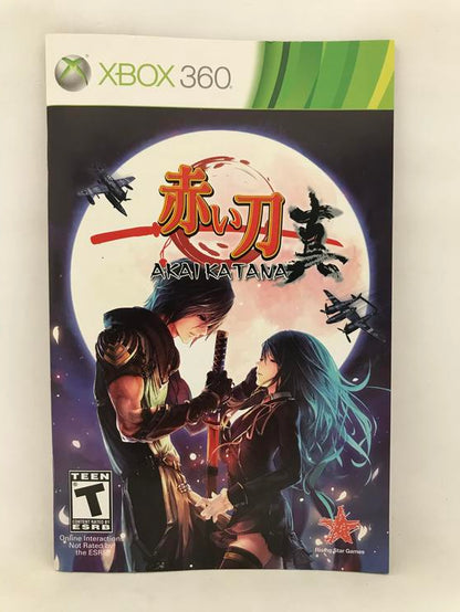 X360 AKAI KATANA INSTRUCTION BOOKLET ENGLISH (usagé)