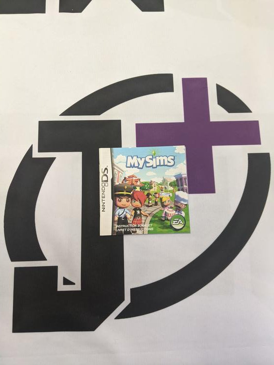 NDS MY SIMS INSTRUCTION BOOKLET BILINGUAL (usagé)