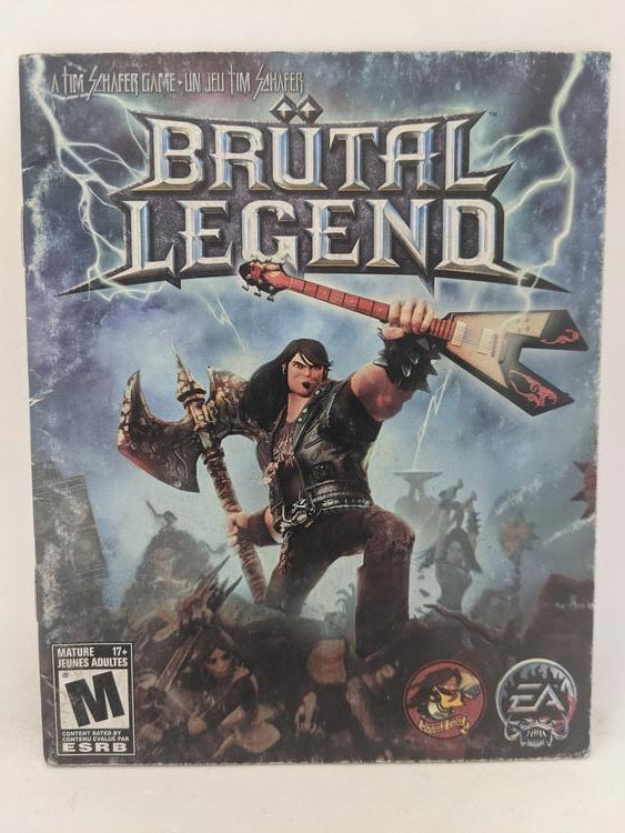 PS3 BRÜTAL LEGEND INSTRUCTION BOOKLET BILINGUAL