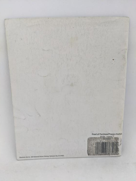 PS3 BRÜTAL LEGEND INSTRUCTION BOOKLET BILINGUAL (usagé)