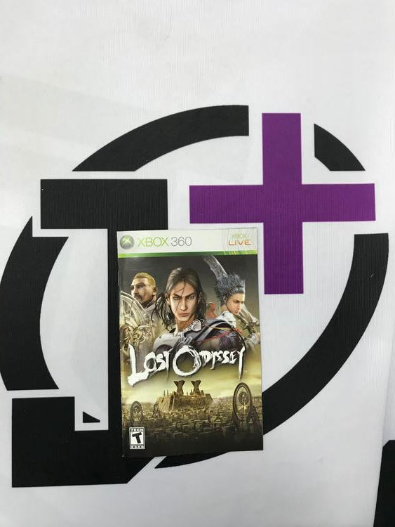 X360 LOST ODYSSEY INSTRUCTION BOOKLET ENGLISH