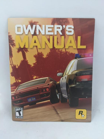 PS3 MIDNIGHT CLUB LOS ANGELES INSTRUCTION BOOKLET ENGLISH