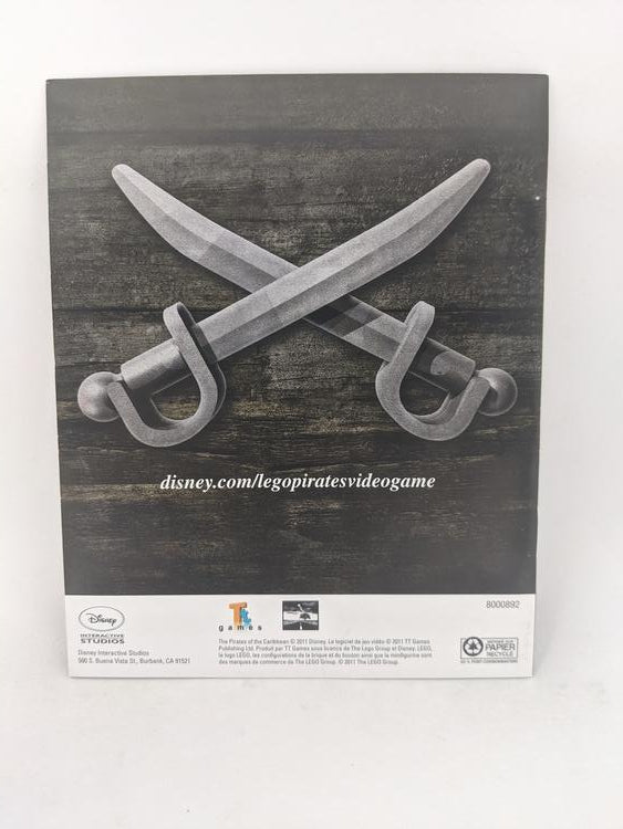 PS3 LEGO PIRATES OF THE CARIBBEAN THE VIDEO GAME INSTRUCTION BOOKLET BILINGUAL (usagé)