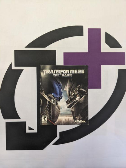 PS3 TRANSFORMERS THE GAME INSTRUCTION BOOKLET ENGLISH