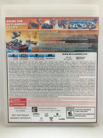 SKYLANDERS SUPERCHARGERS GAME ONLY (WITH BOX) (usagé)