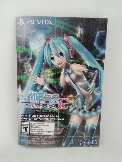 HATSUNE MIKU PROJECT DIVA F 2ND (COMPLETE IN BOX)