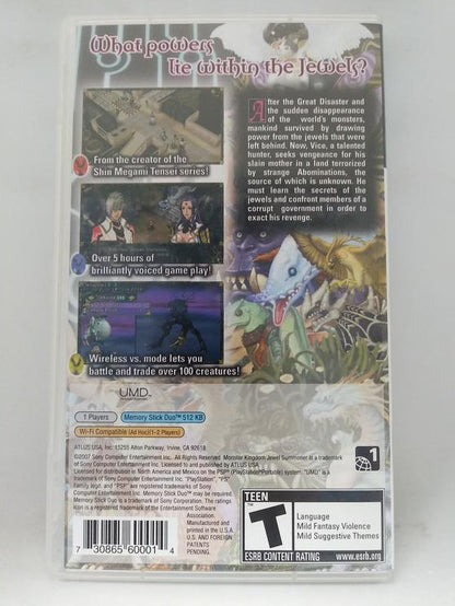 MONSTER KINGDOM JEWEL SUMMONER (COMPLETE IN BOX)